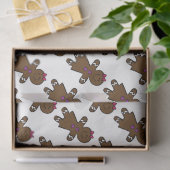 かわいいジンジャーブレッド 薄葉紙 (ギフト)