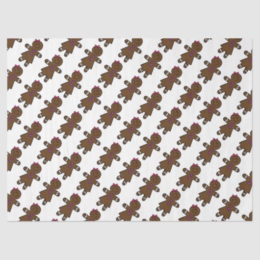 かわいいジンジャーブレッド 薄葉紙 (正面)