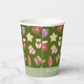 かわいいジンジャーブレッドCookie 紙コップ (右)