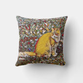 かわいいジンジャー猫 クッション (裏面)