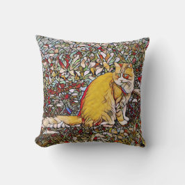 かわいいジンジャー猫 クッション