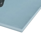 かわいいジンベエザメのハッピーアニメイラストレーション カッティングボード (角)