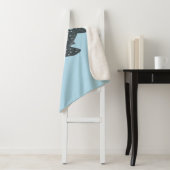 かわいいジンベエザメのハッピーアニメイラストレーション シェルパブランケット (インサイチュ)