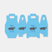 かわいいジンベエザメのハッピーアニメイラストレーション フェイバーボックス (折り畳みなし)