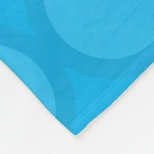 かわいいジンベエザメのハッピーアニメイラストレーション フリースブランケット (角)