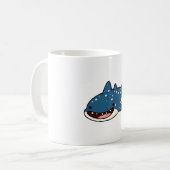 かわいいジンベエザメ コーヒーマグカップ (正面左)
