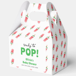 かわいいスイカのアイスクリームポップシクルベビーシャワー フェイバーボックス
