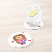 かわいいスイカのアナグマ。 コースター (側面)