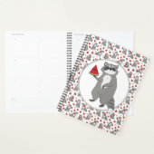 かわいいスイカのアライグマ プランナー手帳 (ディスプレー)