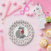 かわいいスイカのアライグマ ペーパープレート (パーティー)