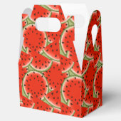 かわいいスイカのタイル模様パーティー フェイバーボックス (オープン)