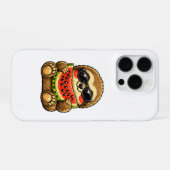 かわいいスイカのナマケモノ iPhoneケース (裏面横)