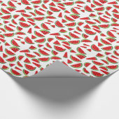 かわいいスイカのフルーツの包装紙 ラッピングペーパー (角)