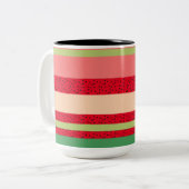 かわいいスイカのフルーツキッチン ツートーンマグカップ (正面左)