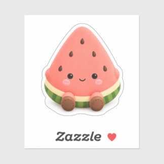 かわいいスイカステッカー シール