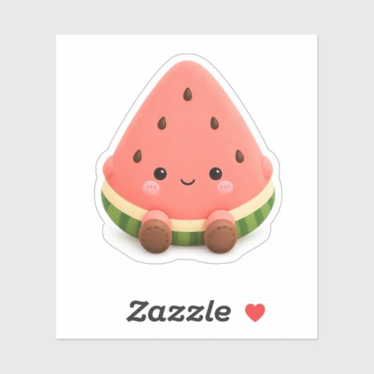 かわいいスイカステッカー シール (シート)