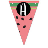 かわいいスイカハッピーファースト誕生日 バンティングフラッグ (第2の旗)