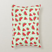 かわいいスイカパターン夏期フルーツメロン アクセントクッション (正面(垂直))
