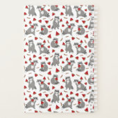 かわいいスイカパーソナライズされた付き プランナー手帳 (裏面)