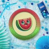 かわいいスイカフェスティバルパーティー ペーパープレート (パーティー)