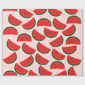 かわいいスイカ包み紙 ラッピングペーパー (フラット)