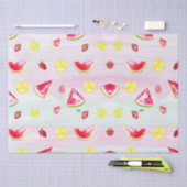 かわいいスイカ夏のフルーツ赤ちゃんシャワー 薄葉紙 (クラフト)