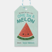 かわいいスイカ教室バレンタイン ギフトタグ (正面)