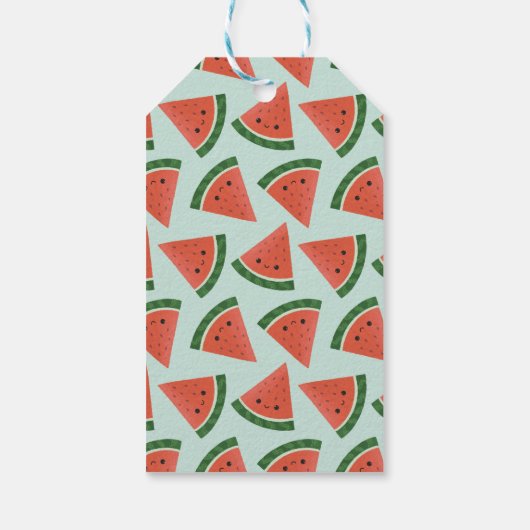 かわいいスイカ教室バレンタイン ギフトタグ (裏面)