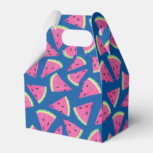 かわいいスイカ柄 フェイバーボックス (正面サイド)