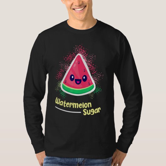かわいいスイカ砂糖 Tシャツ (正面)