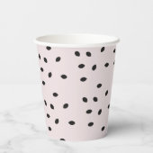 かわいいスイカ誕生日の女の子/メロンに1人 紙コップ (裏面)