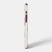 かわいいスイカ:なめらかな水彩模様 iPhoneケース (左側面)