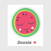 かわいいスイカ シール (シート)