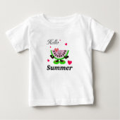かわいいスイカ ベビーTシャツ (正面)