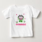 かわいいスイカ ベビーTシャツ (正面)