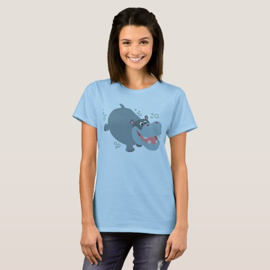 かわいいスイミングカートカバTシャツ Tシャツ (正面フル)