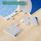かわいいスイミングプールパーティー女子 ジグソーパズル (側面)