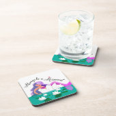 かわいいスイレンの人魚のコースターセット コースター (右側)