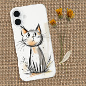かわいいスイートキャットイラストレーション Case-Mate iPhoneケース