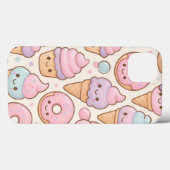 かわいいスイートトリートパタン – ニコニコCupcakes Case-Mate iPhoneケース (裏面 (横))
