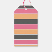 かわいいスイートペンギンバルーンガール誕生日ありがとう ギフトタグ (裏面)