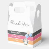 かわいいスイートペンギンバルーンガール誕生日 フェイバーボックス (オープン)