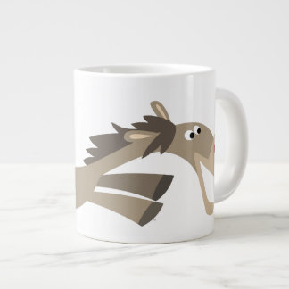 かわいいスウィフトなアニメ馬のジャンボマグカップ ジャンボコーヒーマグカップ