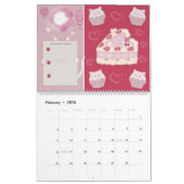 かわいいスウィートトリートカレンダー2025 -ゴール* カレンダー (2月 2026)