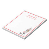 かわいいスウェーデントムテンクリスマスウォーター ノートパッド (回転)