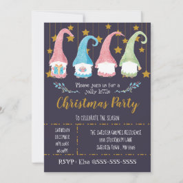 かわいいスウェーデン格言クリスマスパーティの招待状 招待状