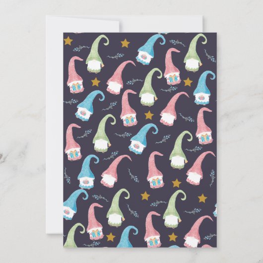 かわいいスウェーデン格言クリスマスパーティの招待状 招待状 (裏面)