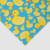 かわいいスカイブルーのゴムアヒル 薄葉紙 (詳細)