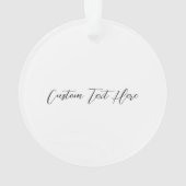 かわいいスカリーバロウィーンバレンタインデンXOXO オーナメント (裏面)