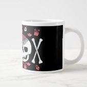 かわいいスカリーバロウィーンバレンタインデンXOXO ジャンボコーヒーマグカップ (右)